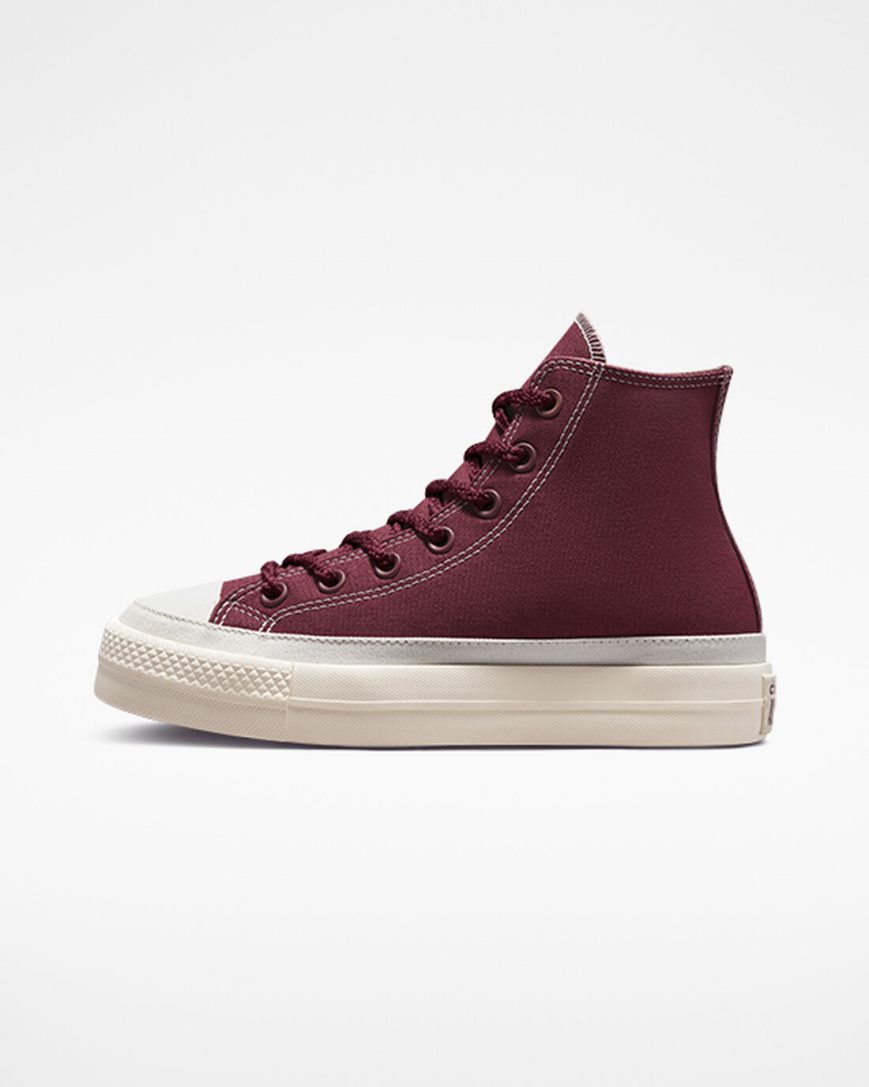 Topanky Na Platforme Converse Chuck Taylor All Star Lift Tonal Platene Vysoke Damske Ruzove | SK IJYXN9